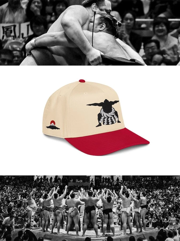 Sumo Yokozuna Hat | Japanese Sumo Wrestling Merch Snapback Cap